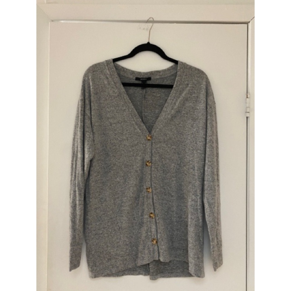 Forever 21 Oversized Buttoned Cardigan